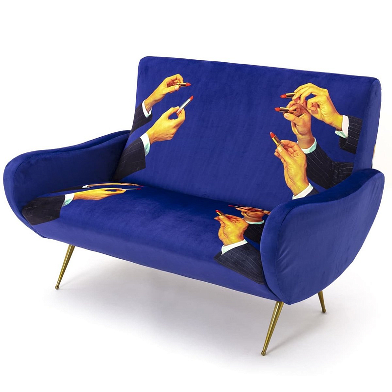 Диван Seletti Sofa Two Seater Lipsticks Фиолетовый Диван Seletti Sofa Two Seater Lipsticks Фиолетовый в Омске | Loft Concept