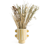 Ваза из фаянса Brighter than the Stars жёлтая полоска варинант исполнения - 3 | Loft Concept в Омске