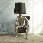 Лампа MALE MANNEQUIN LAMP с абажуром варинант исполнения - 3 | Loft Concept в Омске