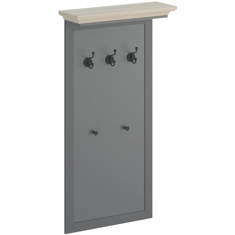 Вешалка Percent Grey Hanger Серый Бежевый Черный Вешалка Percent Grey Hanger Серый Бежевый Черный в Омске | Loft Concept