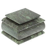 Шкатулка с зеркалом из натурального камня змеевик Stone Casket варинант исполнения - 2 | Loft Concept в Омске