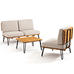 Кресло с каркасом из акации Hanley Wooden Chair варинант исполнения - 7 | Loft Concept в Омске