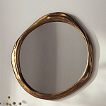 Зеркало в ассиметричной золотой раме Mirror of Aragorn варинант исполнения - 1 | Loft Concept в Омске