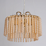 Люстра с подвесными рифлеными стеклянными трубками Nembus варинант исполнения - 4 | Loft Concept в Омске