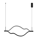 Подвесной светильник волнообразный изогнутый на двух тросах 123 см Spiral Lighting варинант исполнения - 4 | Loft Concept в Омске