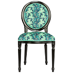 Стул из натурального бука Ikat Pattern бирюзовый варинант исполнения - 1 | Loft Concept в Омске