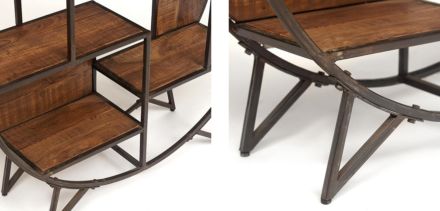 Стеллаж Acacia Shelving Renfrey Стеллаж Acacia Shelving Renfrey - Loft-Concept в Омске