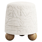 Пуф Wakonda ножки с деревянными шариками  варинант исполнения - 1 | Loft Concept в Омске