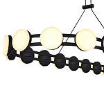 Люстра овальная с круглыми светодиодными источниками света Maxine Light варинант исполнения - 12 | Loft Concept в Омске