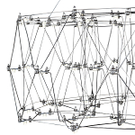 Люстра с тонкой металлической конструкцией цвета хром Quasar варинант исполнения - 4 | Loft Concept в Омске