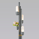 Торшер светодиодный с серым металлическим каркасом Generosity варинант исполнения - 2 | Loft Concept в Омске