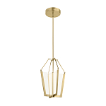  Подвесной светильник золотого цвета в форме фонаря Kichler варинант исполнения - 1 | Loft Concept в Омске