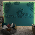 Барельеф OWLS варинант исполнения - 3 | Loft Concept в Омске