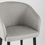 Мягкое кресло на металлических ножках Shaggy Grey варинант исполнения - 6 | Loft Concept в Омске