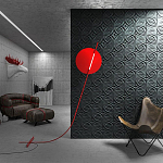 Гипсовая 3D Панель M-37 варинант исполнения - 2 | Loft Concept в Омске