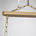 Люстра подвесная овальная со стеклянными трубками Длина 100 см Nembus варинант исполнения - 2 | Loft Concept в Омске