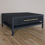 Кофейный стол Primo с двумя ящиками Черный дуб варинант исполнения - 1 | Loft Concept в Омске