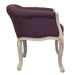 Кресло низкое в стиле прованс Louis French Armchair violet flax варинант исполнения - 1 | Loft Concept в Омске