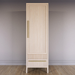 Узкий Шкаф Primo с 2 выдвижными ящиками Светлый дуб варинант исполнения - 2 | Loft Concept в Омске