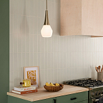 Подвесной светильник каплевидной формы с комбинированным плафоном из стали и белого матового стекла Kichler варинант исполнения - 15 | Loft Concept в Омске