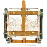 Люстра прямоугольная из толстого литого стекла Cast Glass варинант исполнения - 4 | Loft Concept в Омске