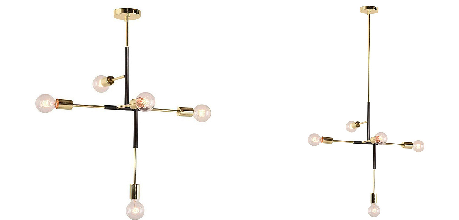 Люстра Atomium Chandelier black Люстра Atomium Chandelier black - Loft-Concept в Омске