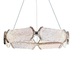 Люстра кольцевая с текстурным природным рисунком IceFlame варинант исполнения - 9 | Loft Concept в Омске