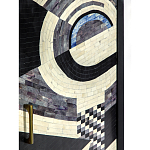 Буфет в гостиную с инкрустацией  Bone Inlay sideboard - 2 doors варинант исполнения - 4 | Loft Concept в Омске