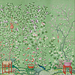 Обои ручная роспись Belvoir Pistachio варинант исполнения - 2 | Loft Concept в Омске