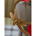 Ваза со стрекозой из фарфора с бронзовыми элементами Paradise Dragonfly варинант исполнения - 6 | Loft Concept в Омске