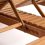 Шезлонг двухместный из эвкалипта Sunset варинант исполнения - 6 | Loft Concept в Омске