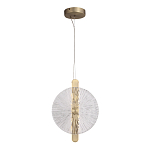 Подвесной светильник с круглым стеклянным плафоном Gingham варинант исполнения - 4 | Loft Concept в Омске