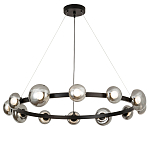 Светодиодная кольцевая люстра IONA Сhandelier black варинант исполнения - 4 | Loft Concept в Омске