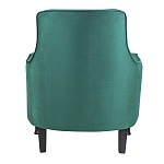 Кресло с мягкой обивкой из велюра на 4-х ножках из массива березы Scarlett Armchair green варинант исполнения - 3 | Loft Concept в Омске