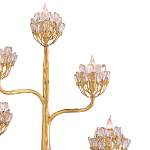 Бра золотое в виде растения Golden Flower Glade варинант исполнения - 1 | Loft Concept в Омске