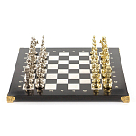 Шахматы Ренессанс с доской из натурального мрамора Decorative Thematic Chess варинант исполнения - 1 | Loft Concept в Омске