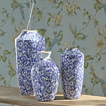 Ваза с синим цветочным узором Blue & White Ornament  варинант исполнения - 4 | Loft Concept в Омске