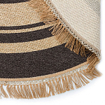 Ковер из комбинированного состава с узором Circles of goodness варинант исполнения - 4 | Loft Concept в Омске