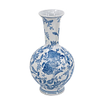 Ваза фарфоровая с синими цветочными мотивами Independence варинант исполнения - 1 | Loft Concept в Омске