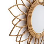 Зеркало из ротанга в форме цветка WICKER MIRROR 65  варинант исполнения - 2 | Loft Concept в Омске