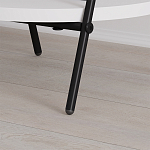 Стол приставной с 2-мя круглыми белыми столешницами ESSEL SIDE TABLE WHITE варинант исполнения - 3 | Loft Concept в Омске
