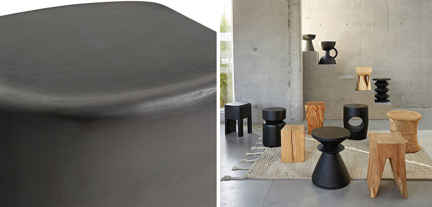 Приставной стол Mordred Mango Black Side Table Приставной стол Mordred Mango Black Side Table - Loft-Concept в Омске