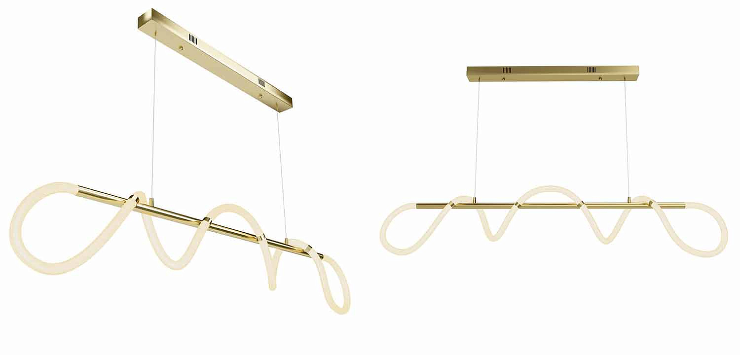 Люстра Luke Lampco Tracer Chandelier Gold Line Люстра Luke Lampco Tracer Chandelier Gold Line - Loft-Concept в Омске