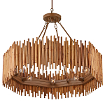 Люстра с абажуром из ротанга Wicker Furniture варинант исполнения - 3 | Loft Concept в Омске