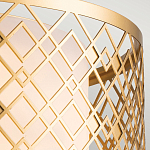 Потолочный светильник золотого цвета с каркасом в виде геометрических ромбов Elstead Lighting варинант исполнения - 4 | Loft Concept в Омске