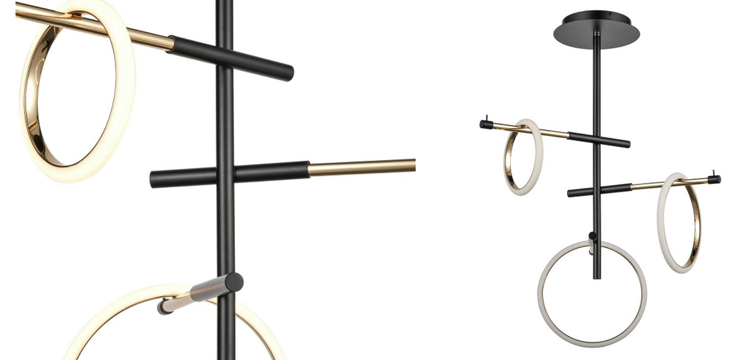 Люстра Jessenia Rings Chandelier 3 Люстра Jessenia Rings Chandelier 3 - Loft-Concept в Омске