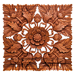 Панно из дерева квадратное Novala Panel With Trees варинант исполнения - 1 | Loft Concept в Омске