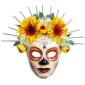 Дизайнерская карнавальная маска Carnival Mask Santa Muerte