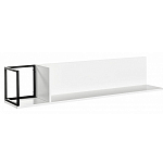 Полка навесная белая открытая Strict Lines  варинант исполнения - 3 | Loft Concept в Омске