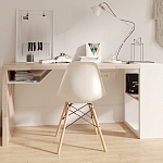 Письменный стол прямоугольный с полочкой под столешницей EcoComb варинант исполнения - 4 | Loft Concept в Омске